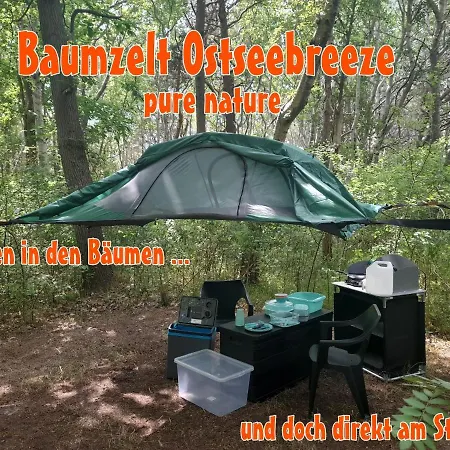 Baumzeltdorf Ostseebreeze Direkt Am Кемпинг Дранске